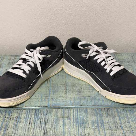 Jordan Flight Court-Anthracite Sail Varsity Red/White Men's Sz 8 HF3255-002 - Picture 3 of 8